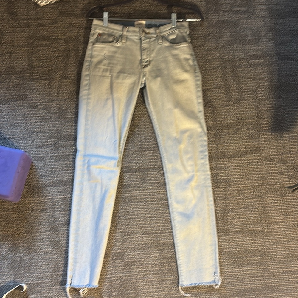 Hudson raw hem skinny